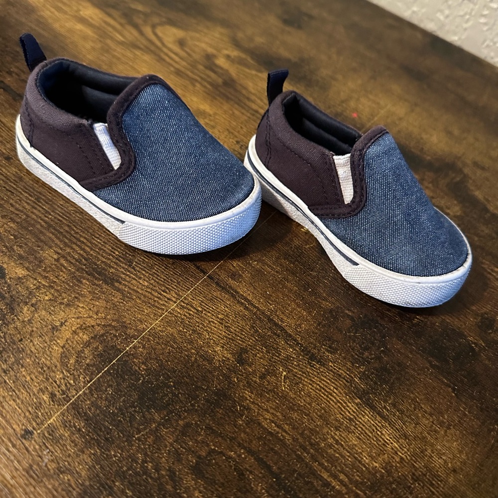 OshKosh Denim and Navy Slip-On Shoes